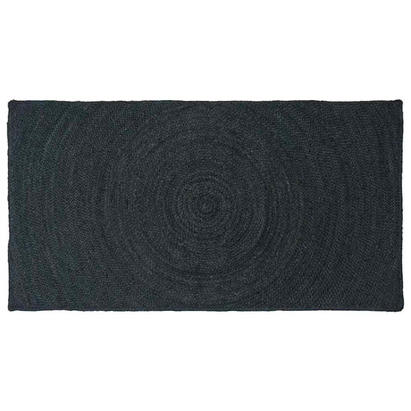 Vidaxl vloerkleden donkergrijs 80 x 150 cm jute