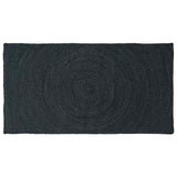 Vidaxl vloerkleden rechthoekig donkergrijs 100 x 200 cm jute