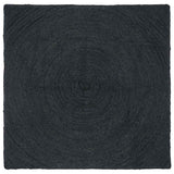 Vidaxl vloerkleden vierkant donkergrijs 160 x 160 cm jute