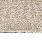 Vidaxl vloerkleden rechthoekig natuurlijk en wit 60 x 250 cm jute