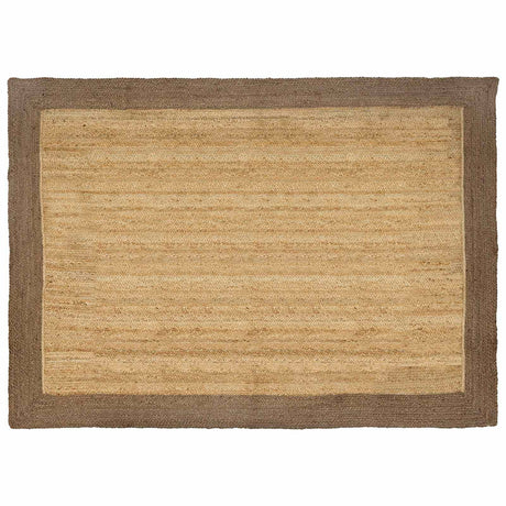 Vidaxl gebied tapijt grijs 160 x 230 cm jute