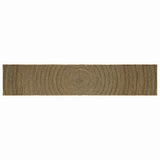 Vidaxl vloerkleed natuurlijk en zwart 60 x 400 cm jute