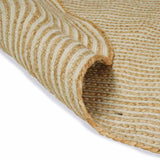 Vidaxl vloerkleed natuurlijk en wit 152 x 245 cm jute