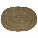 Vidaxl vloerkleed natuurlijk en zwart 152 x 245 cm jute
