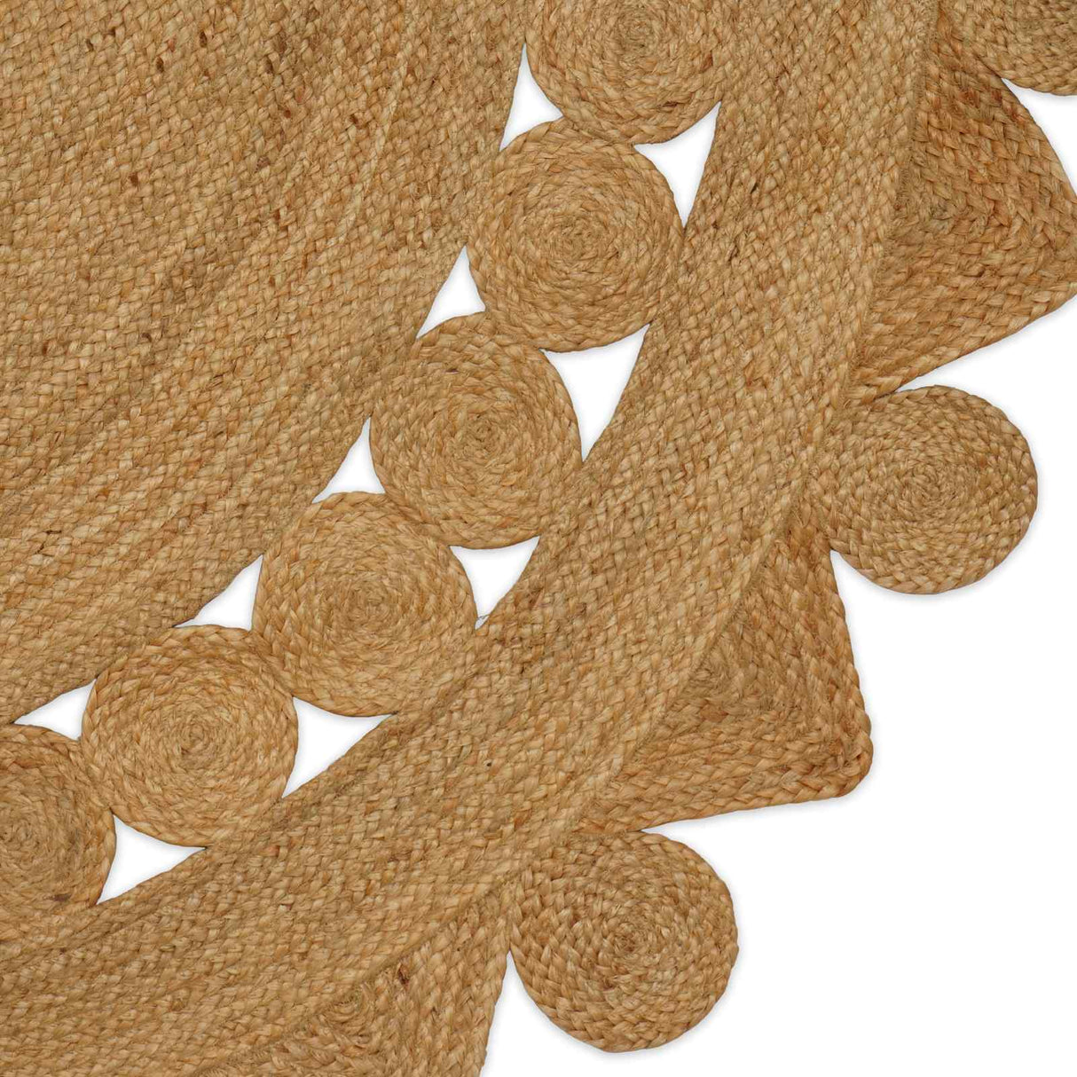 Vidaxl tapijt bruin ø 210 cm jute