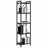 Vidaxl boekenkast 40 x 30 x 155 cm bewerkt hout zwart eiken