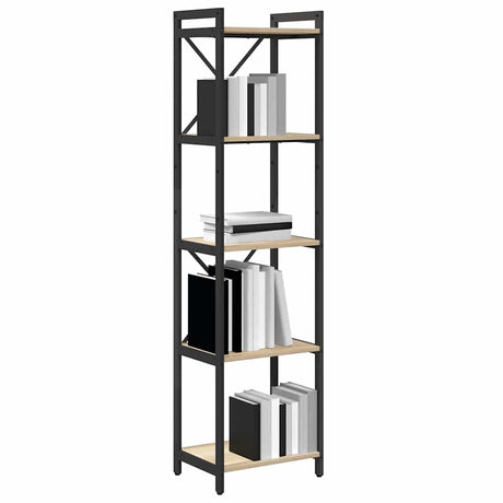 Vidaxl boekenkast 40 x 30 x 155 cm bewerkt hout sonoma eiken