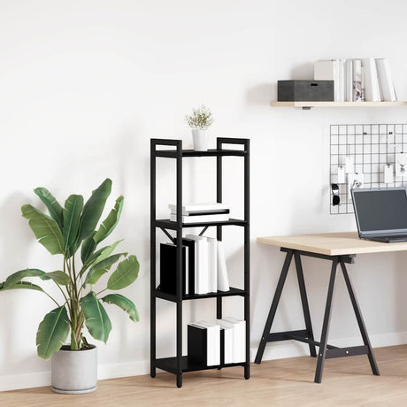 Vidaxl boekenkast 40 x 30 x 119 cm bewerkt hout zwart eiken