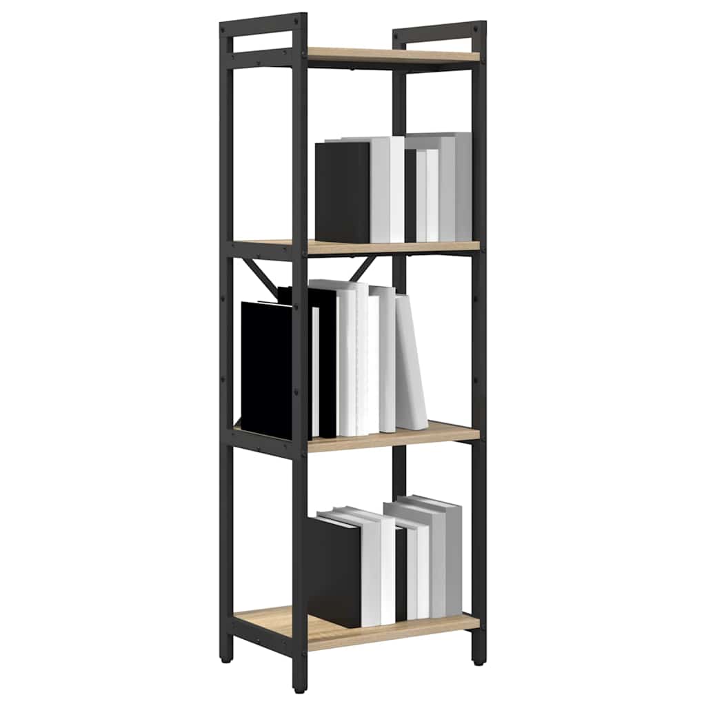 Vidaxl boekenkast 40 x 30 x 119 cm bewerkt hout sonoma eiken