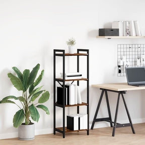 Vidaxl boekenkast 40 x 30 x 119 cm bewerkt hout gerookt eiken