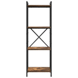 Vidaxl boekenkast 40 x 30 x 119 cm bewerkt hout gerookt eiken
