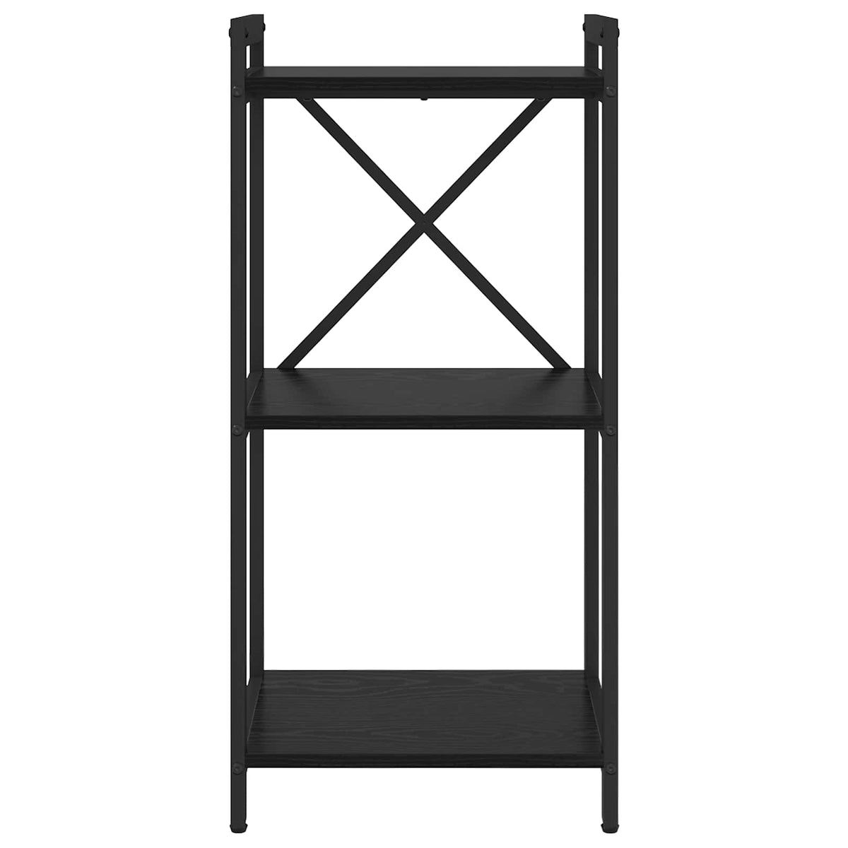 Vidaxl boekenkast 40 x 30 x 85 cm bewerkt hout zwart eiken