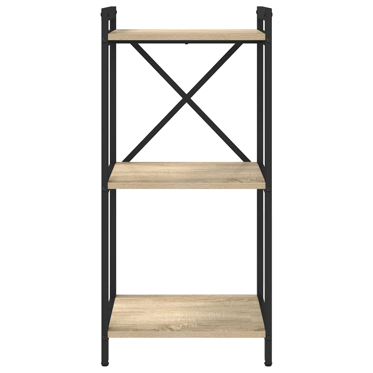 Vidaxl boekenkast 40 x 30 x 85 cm bewerkt hout sonoma eiken