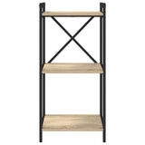 Vidaxl boekenkast 40 x 30 x 85 cm bewerkt hout sonoma eiken