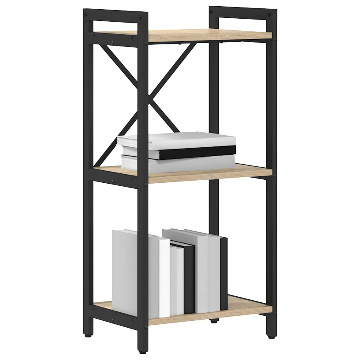 Vidaxl boekenkast 40 x 30 x 85 cm bewerkt hout sonoma eiken