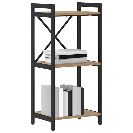 Vidaxl boekenkast 40 x 30 x 85 cm bewerkt hout artisan eiken