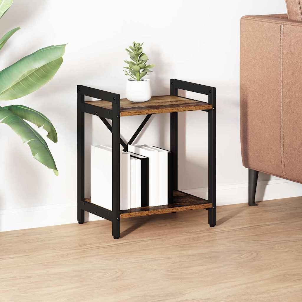 Vidaxl boekenkast 40 x 30 x 50 cm bewerkt hout oud hout