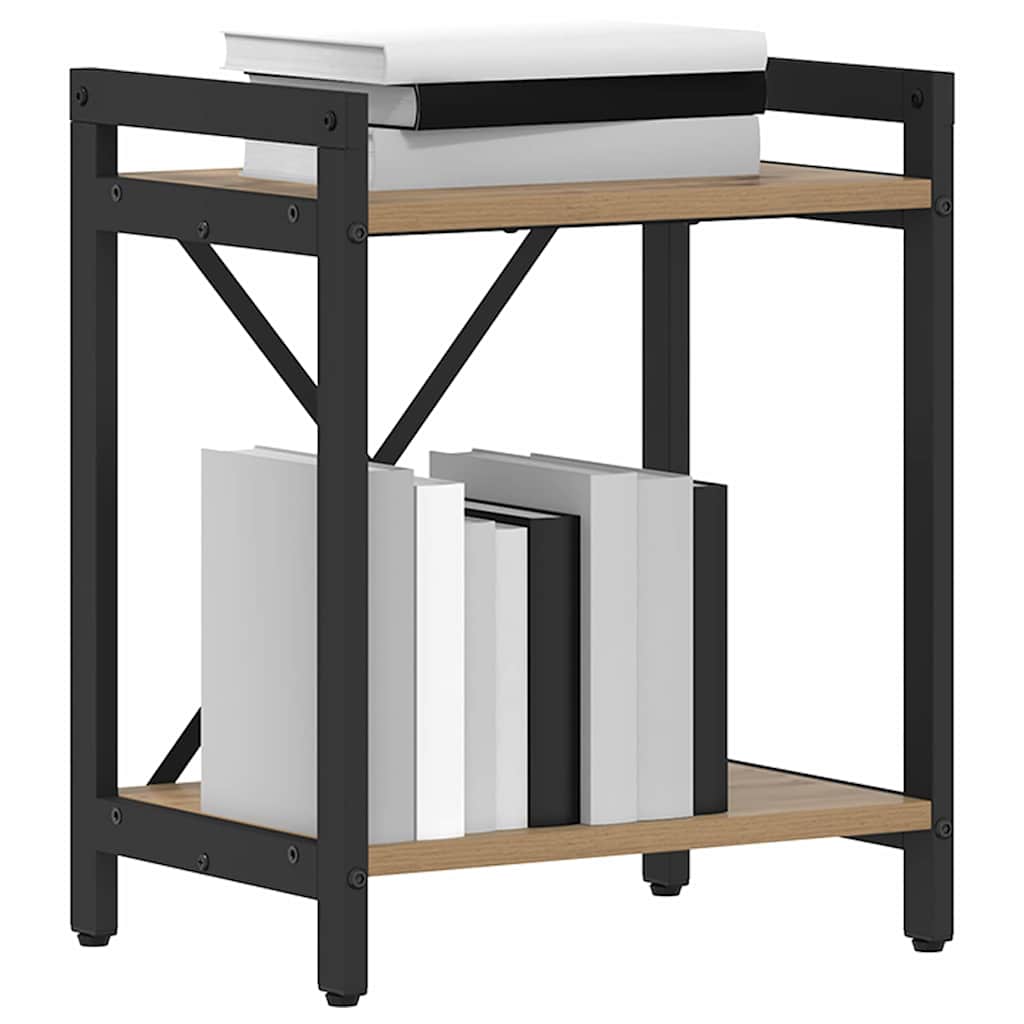 Vidaxl boekenkast 40 x 30 x 50 cm bewerkt hout artisan eiken