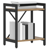 Vidaxl boekenkast 40 x 30 x 50 cm bewerkt hout artisan eiken
