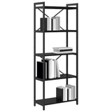 Vidaxl boekenkast 60 x 30 x 155 cm bewerkt hout zwart eiken