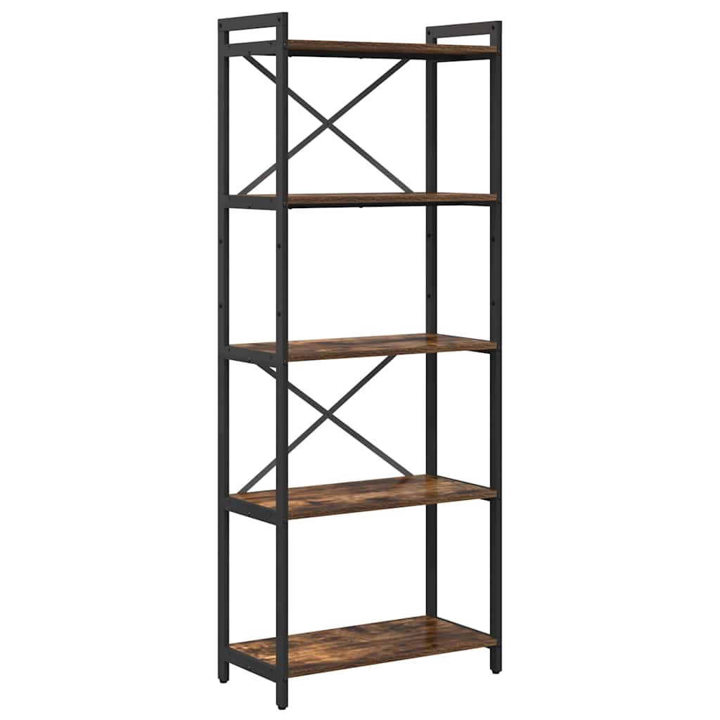 Vidaxl boekenkast 60 x 30 x 155 cm bewerkt hout gerookt eiken