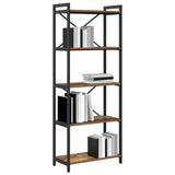 Vidaxl boekenkast 60 x 30 x 155 cm bewerkt hout oud hout