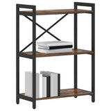 Vidaxl boekenkast 60 x 30 x 85 cm bewerkt hout gerookt eiken