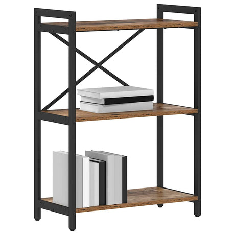 Vidaxl boekenkast 60 x 30 x 85 cm bewerkt hout oud hout