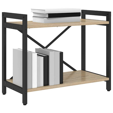 Vidaxl boekenkast 60 x 30 x 50 cm bewerkt hout sonoma eiken
