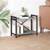 Vidaxl boekenkast 60 x 30 x 50 cm bewerkt hout grijs sonoma