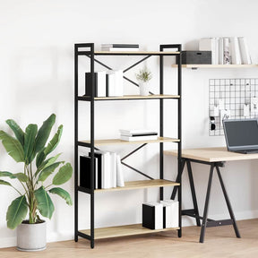 Vidaxl boekenkast 80 x 30 x 155 cm bewerkt hout sonoma eiken