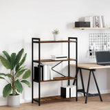Vidaxl boekenkast 80 x 30 x 120 cm bewerkt hout gerookt eiken