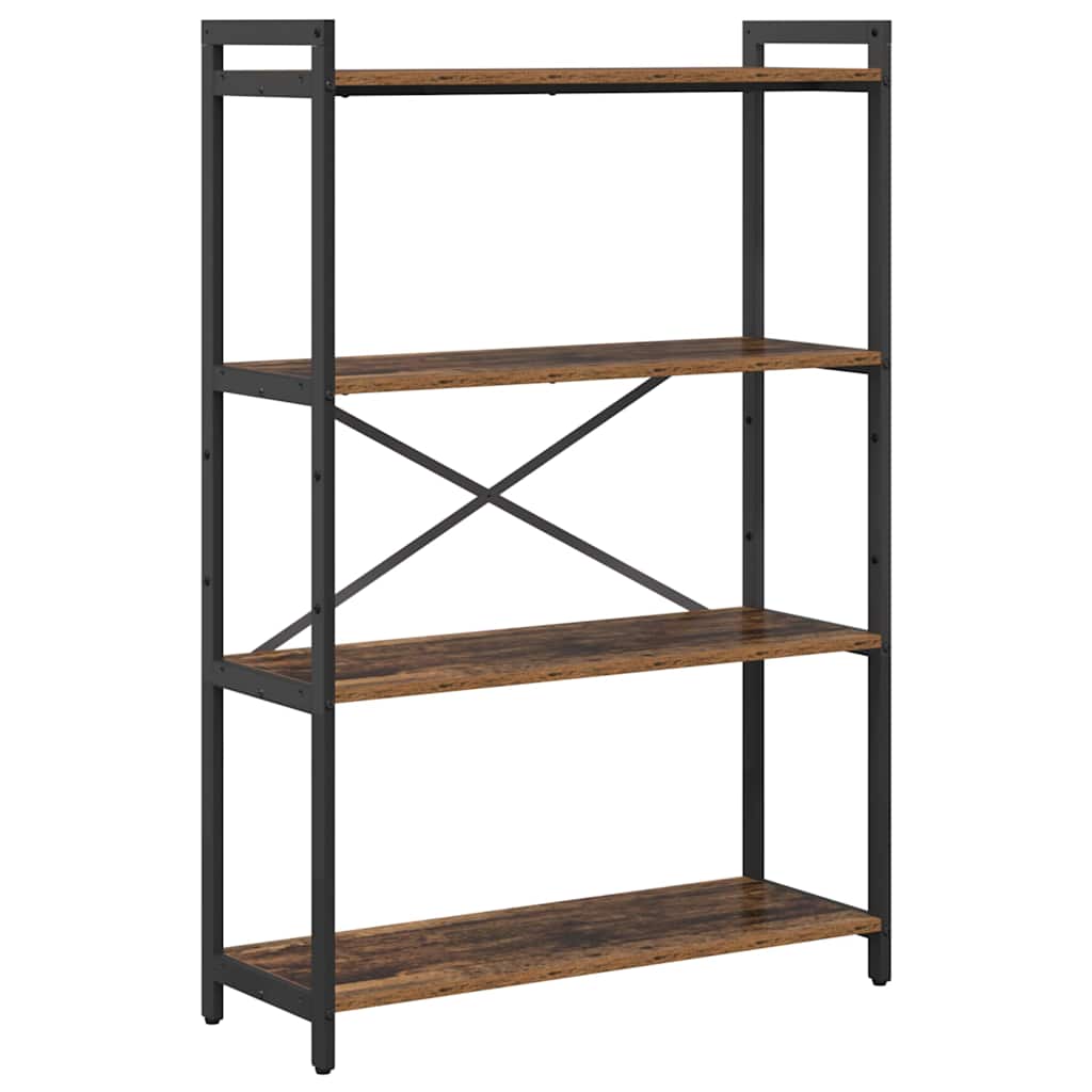 Vidaxl boekenkast 80 x 30 x 120 cm bewerkt hout oud hout