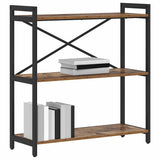 Vidaxl boekenkast 80 x 30 x 85 cm bewerkt hout oud hout