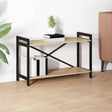 Vidaxl boekenkast 80 x 30 x 50 cm bewerkt hout sonoma eiken