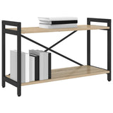 Vidaxl boekenkast 80 x 30 x 50 cm bewerkt hout sonoma eiken