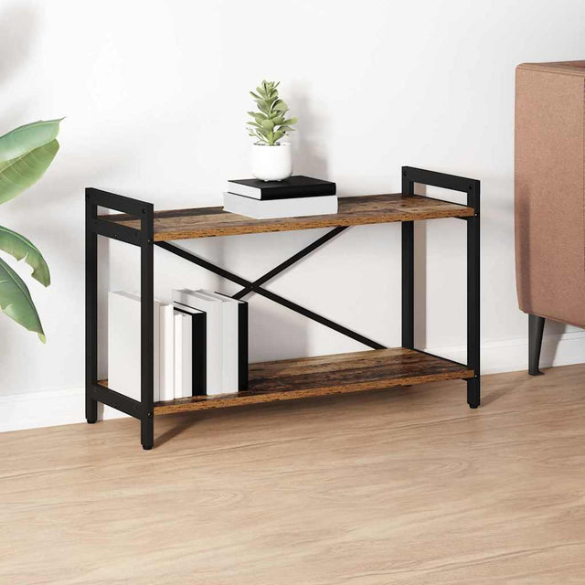 Vidaxl boekenkast 80 x 30 x 50 cm bewerkt hout oud hout