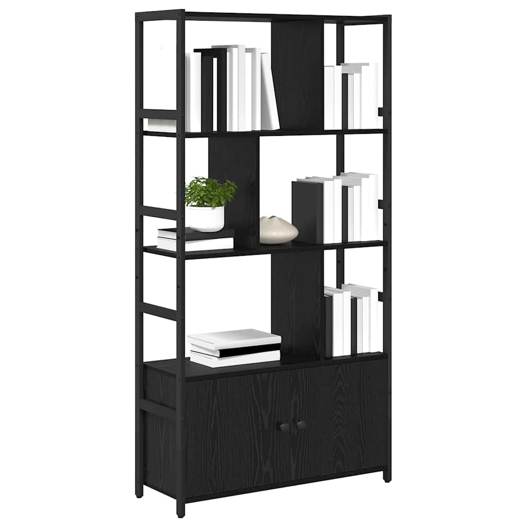 Vidaxl boekenkast 80 x 30 x 155,5 cm bewerkt hout zwart eiken