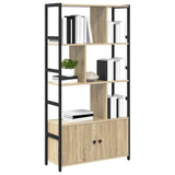 Vidaxl boekenkast 80 x 30 x 155,5 cm bewerkt hout sonoma eiken
