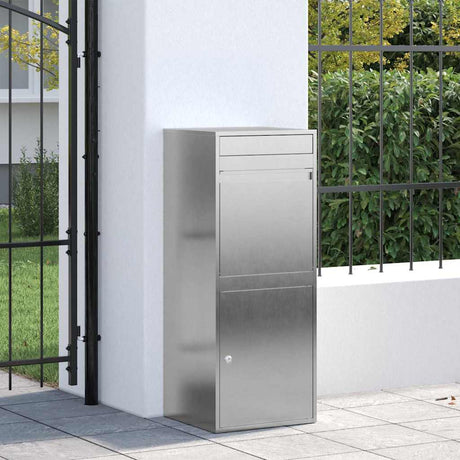 Vidaxl pakket inwerp box zilver 41 x 38 x 103 cm roestvrij staal