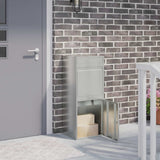 Vidaxl pakket inwerp box zilver 41 x 38 x 103 cm gegalvaniseerd staal