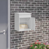 Vidaxl pakket inwerp box met opslag wit 47,5 x 38 x 59 cm staal