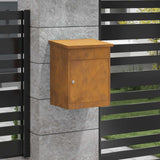 Vidaxl pakket inwerp box roestig 47,5 x 38 x 59 cm weervast staal