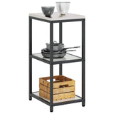 Vidaxl keukenplankeenheid hattem zilverkleurig 40 x 50 x 92 cm staal