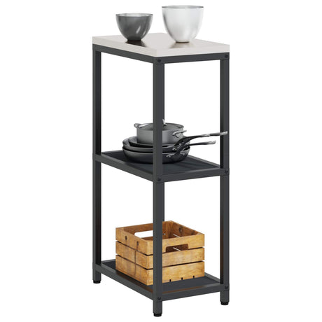 Vidaxl keukenplankeenheid hattem antracietkleurig 30 x 50 x 92 cm