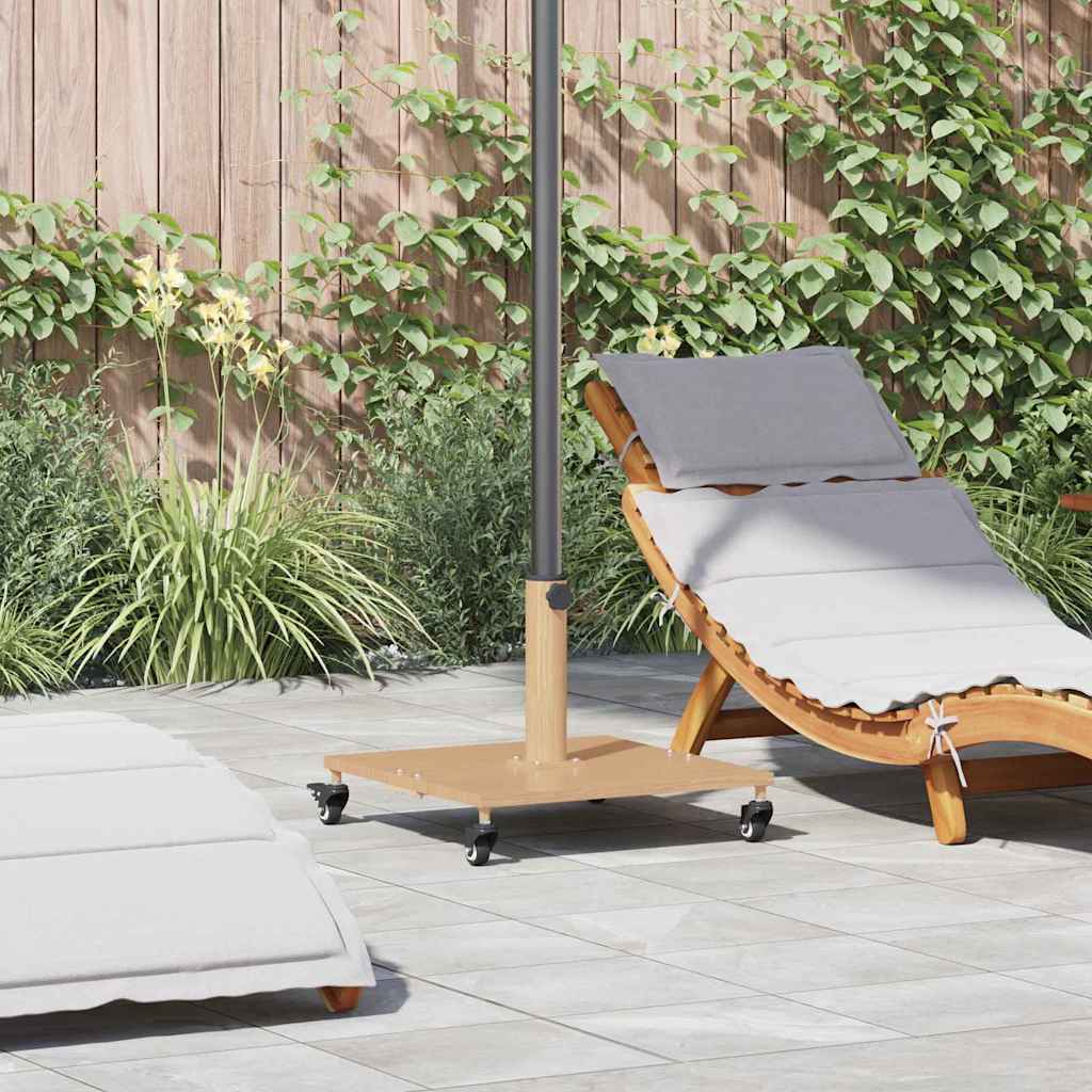 Vidaxl parasolvoet licht hout 45 x 45 x 31,5 cm