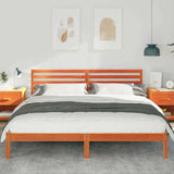 Vidaxl bedframe wasbruin 200 x 200 cm massief grenenhout