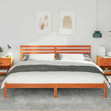 Vidaxl bedframe wasbruin 180 x 210 cm massief grenenhout