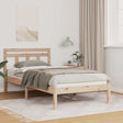 Vidaxl bedframe bruin 100 x 200 cm massief grenenhout