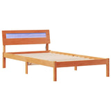 Vidaxl bedframe wasbruin 100 x 200 cm massief grenenhout
